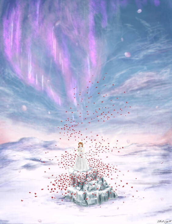 "The Fifth Season". Fan art based on the music video of "The Fifth Season" by Oh My Girl. Sky test.