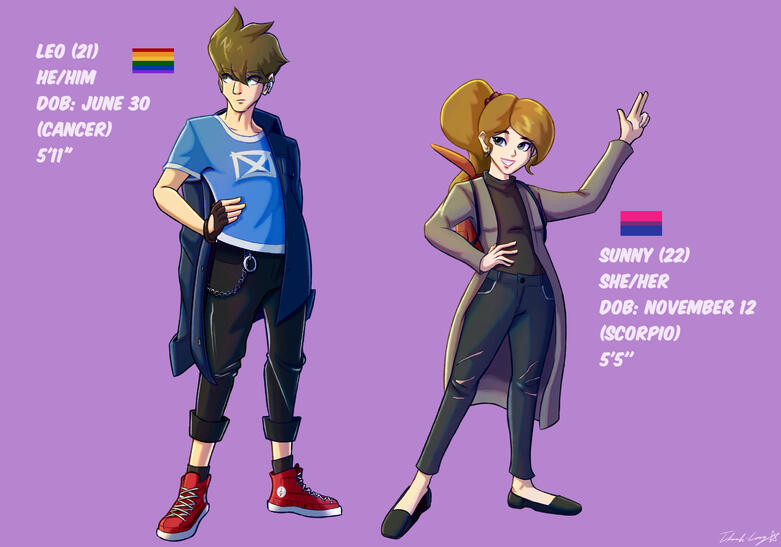 Original characters (OCs). Presentation of my OCs.